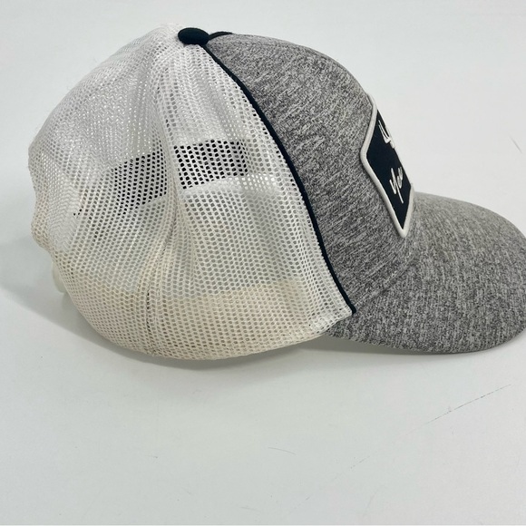 Yee Yee Buck Grey and White Neutral Trucker Hat Preppy Hunter One Size - Picture 3 of 8